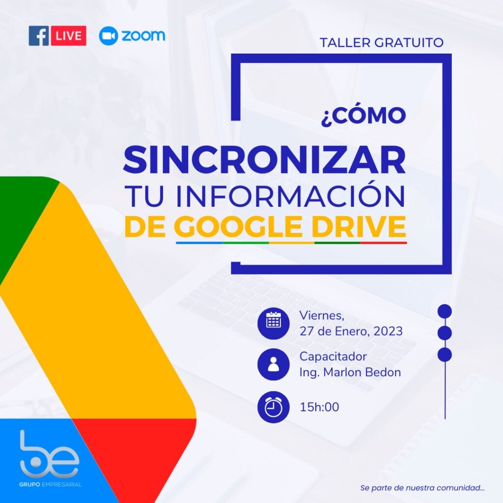 ¿Cómo sincronizar tu información con Google drive?